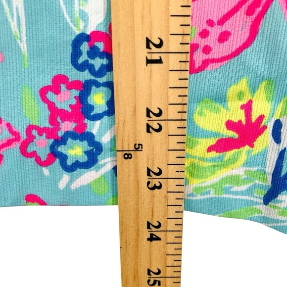 Tommy Bahama Dress Girls 5 Blue Pink Floral Sleeveless Tropical Vacation - Picture 3 of 9